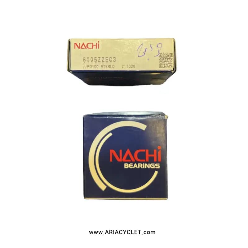بلبرینگ 6005 چرخ عقب پالس ug4 ژاپن ناچی اصلی (دنده زنجیر) — تصویر ۲