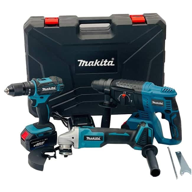 ست سه عددی ابزار شارژی 88 ولت ماکیتا MAKITA THREE-PIECE — تصویر ۲