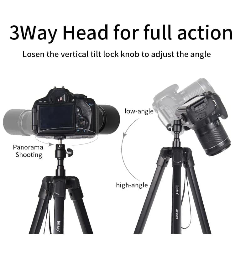 سه پایه موبایل جیماری Jmary KP-2208 Tripod — تصویر ۸
