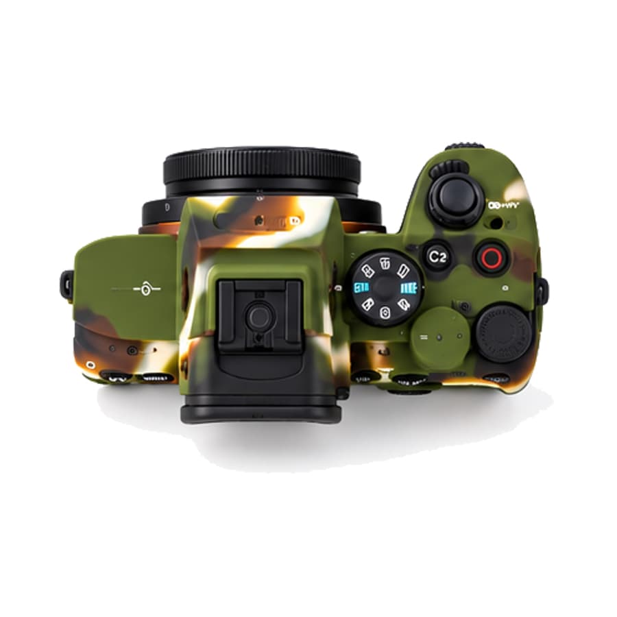 کاور سیلیکونی سونی Silicon cover for Sony A7MIV/A7IV سبز ارتشی — تصویر ۳