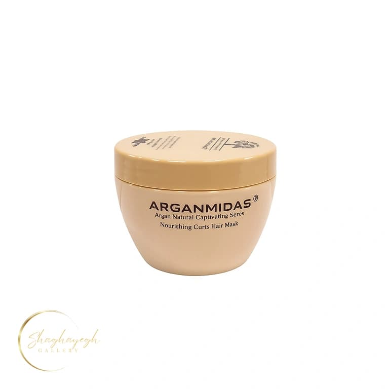 ماسک مو مغذی و ضد وز موهای فر آرگان میداس 300 میل Arganmidas Nourishing Curls Hair Mask