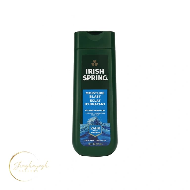 شامپو بدن آبرسان با طراوت ۲۴ ساعته آیرش اسپرینگ Irish Spring Moisture Blast حجم ۵۹۱ میل