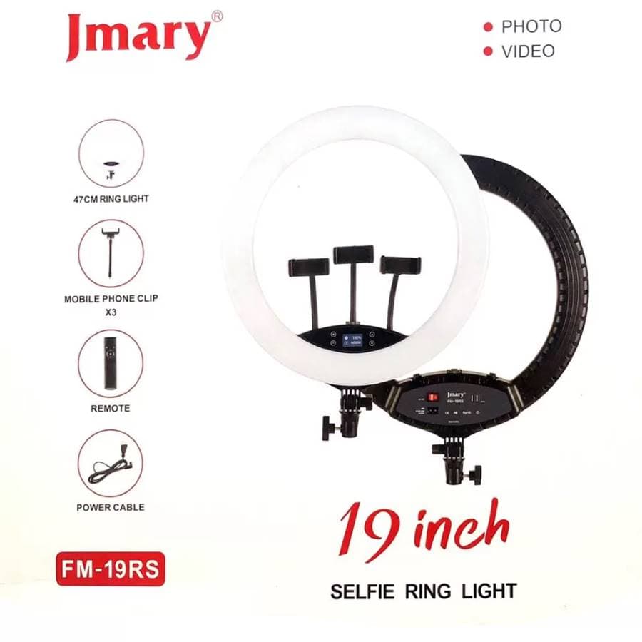 رینگ لایت جیماری Jmary Ring Light FM19 RS — تصویر ۷