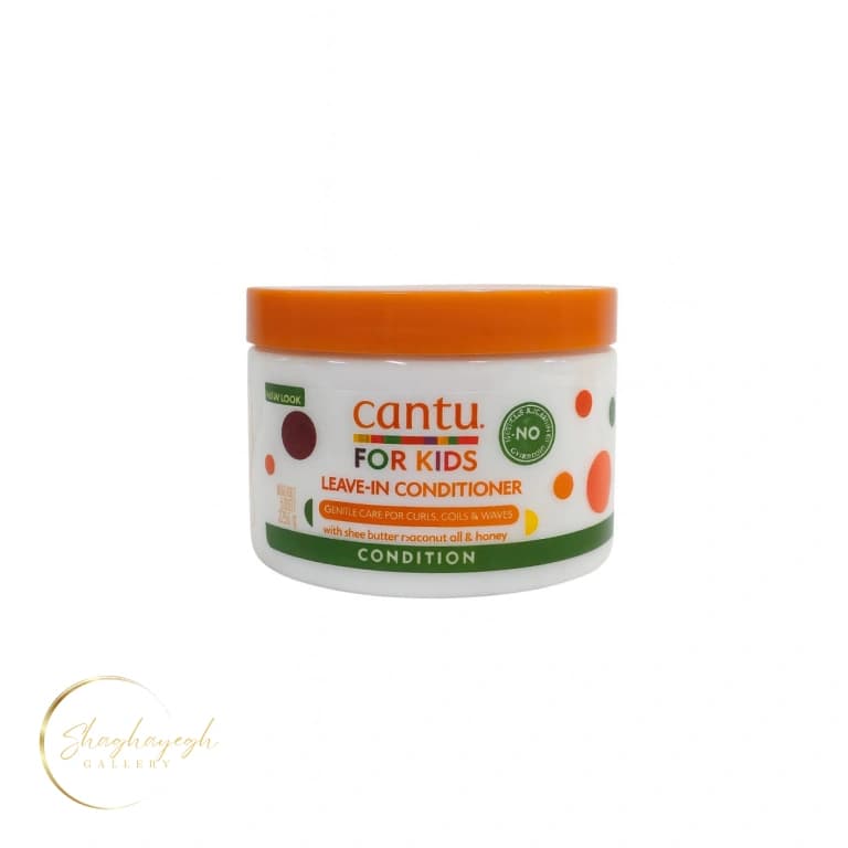 کرم نرم‌کننده و مرطوب‌کننده کودک بدون نیاز به آبکشی کنتو Cantu For Kids Leave-In Conditioner حجم ۲۸۳ گرم