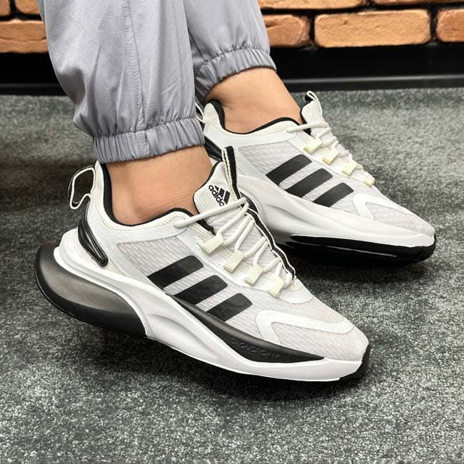 کتونی اسپرت مردانه رنگ سفید مدل adidas آدیداس کد 8791 — تصویر ۳