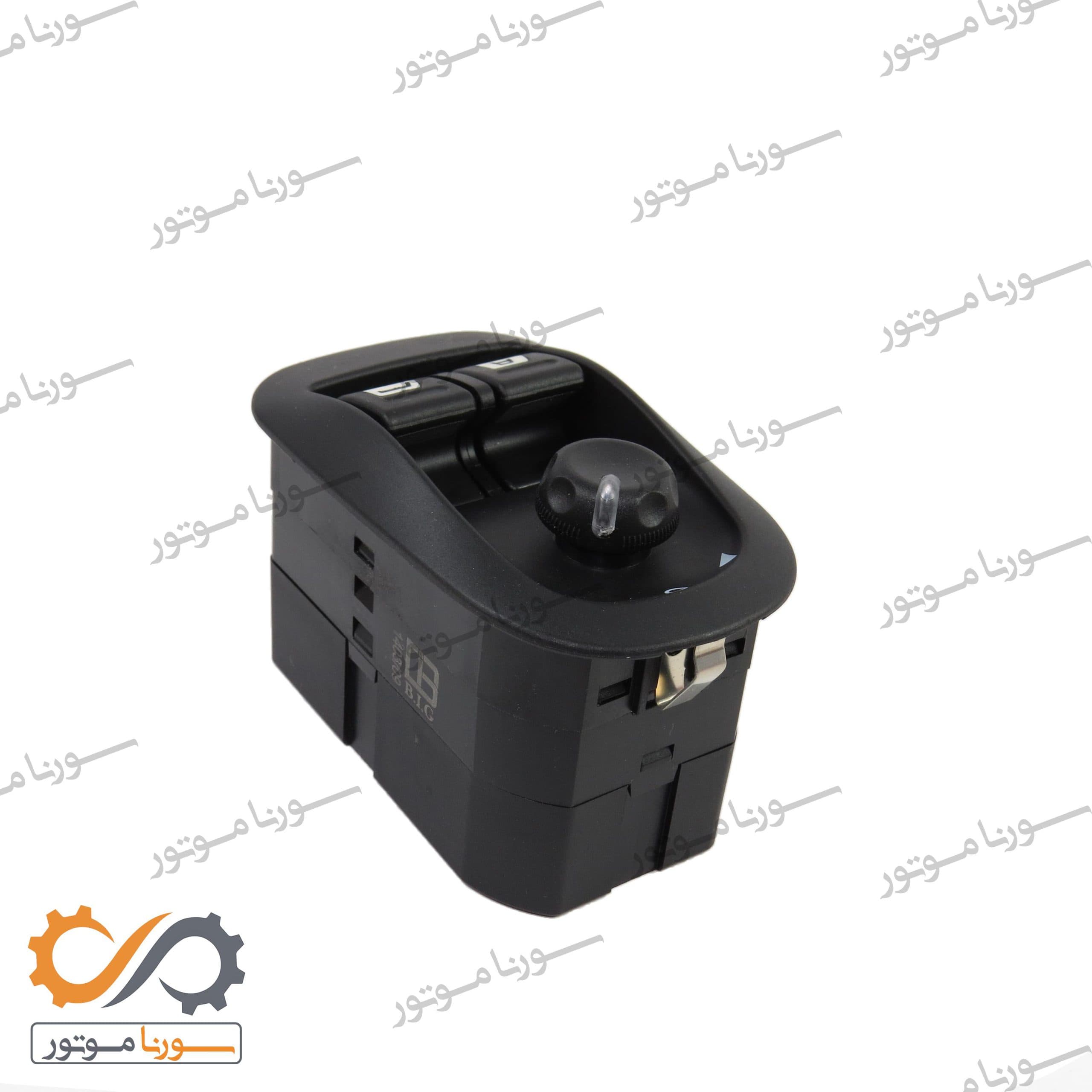 کليد شيشه بالابر 206 تيپ 5 تک سوکت — تصویر ۵