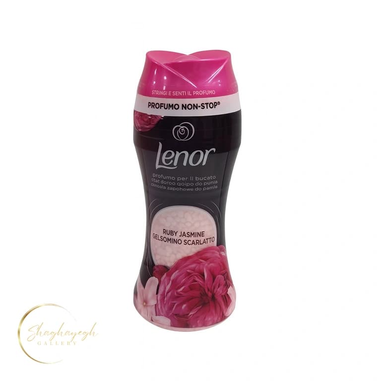 دانه خوشبوکننده لباس یاقوت یاسمن لِنور 210 گرم Lenor Ruby Jasmine