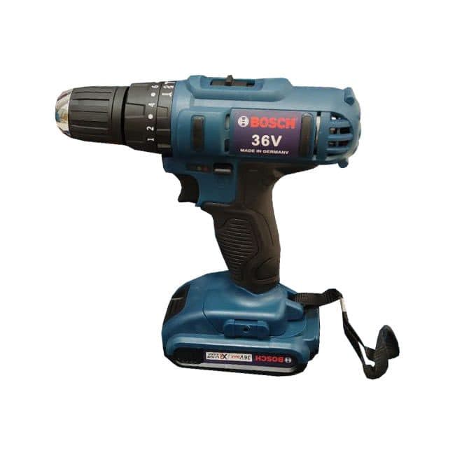 دریل شارژی پیچ گوشتی بوش 36 ولت با جعبه ابزار BOSCH 36V — تصویر ۵