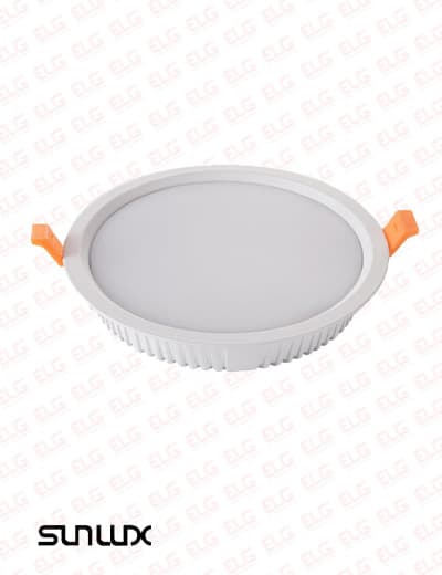 پنل SMD بک لایت توکار گرد 24 وات سان لوکس مدل PB241R
