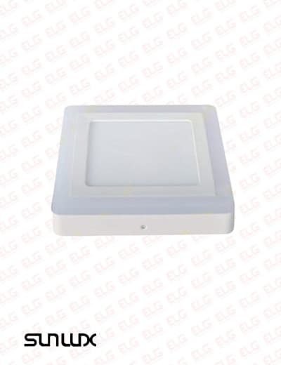 پنل SMD دو رنگ سه حالته روکار مربعی 3+6 وات سان لوکس مدل SP(6+3)S — تصویر ۲
