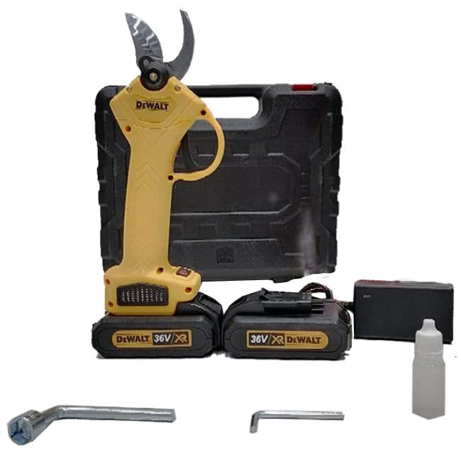 قیچی باغبانی شارژی 36 ولت دیوالت موتور براشلس DEWALT 36V XR — تصویر ۲