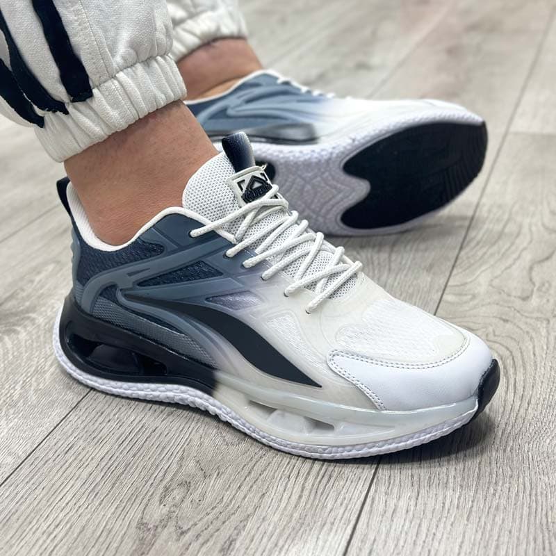 کتونی اسپرت مردانه مدل پوما puma رنگ سفید مشکی کد 6600 — تصویر ۶