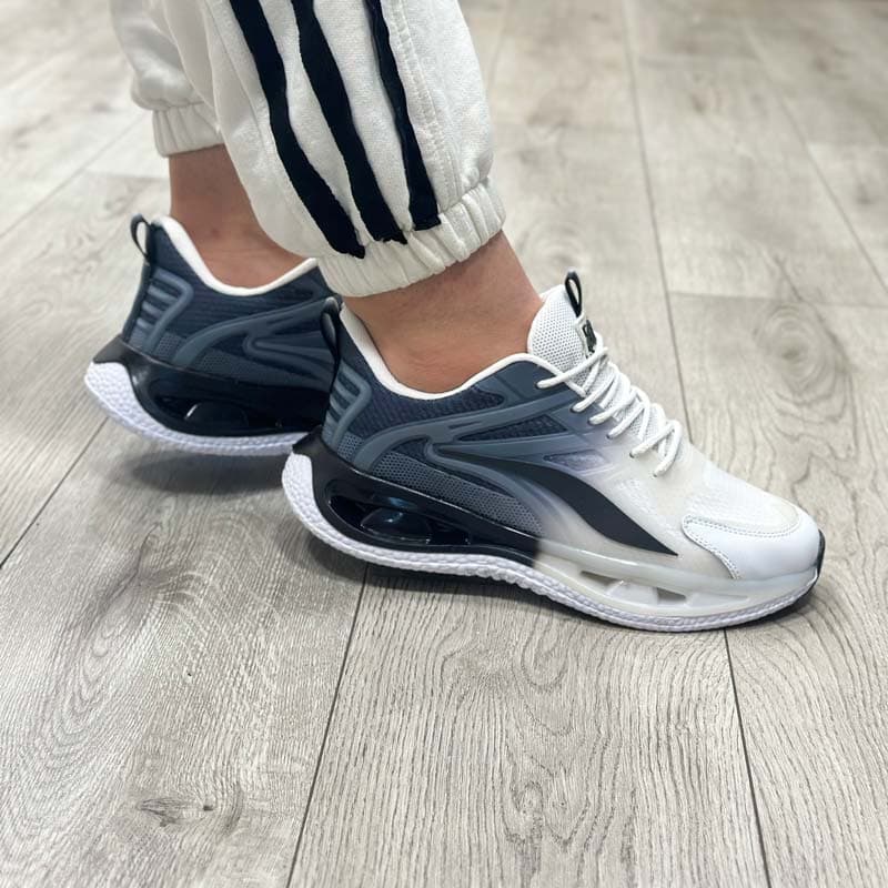 کتونی اسپرت مردانه مدل پوما puma رنگ سفید مشکی کد 6600 — تصویر ۵