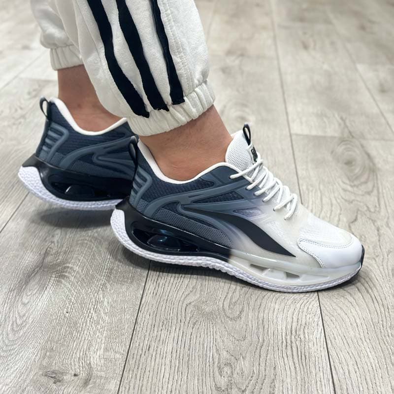 کتونی اسپرت مردانه مدل پوما puma رنگ سفید مشکی کد 6600 — تصویر ۸