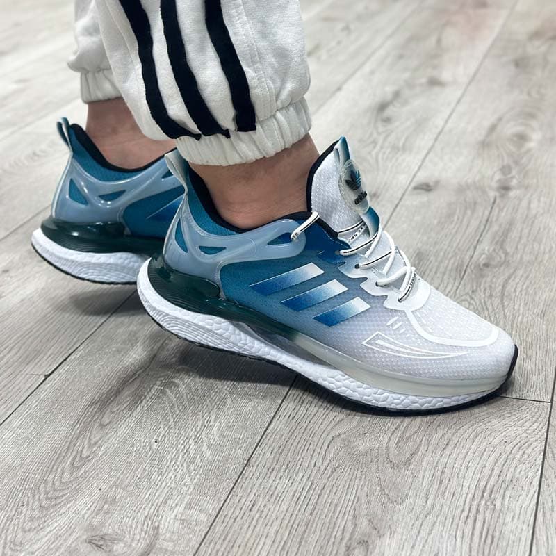 کفش و کتونی مردانه مدل ADIDAS آدیداس رنگ سفید سبز کد 57899 — تصویر ۴