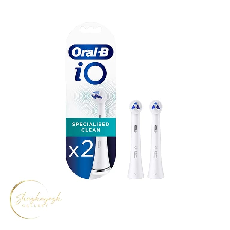 سری یدک مسواک برقی مخصوص ارتودنسی اورال بی مدل iO Specialised Clean بسته ۲ عددی