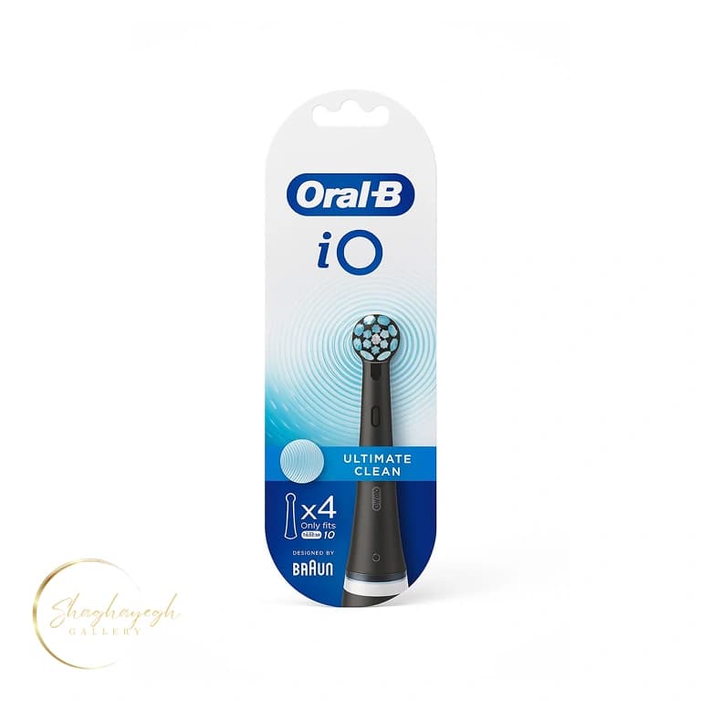 سری یدک مسواک برقی پاک‌کننده قوی اورال بی مدل iO Ultimate Clean بسته ۴ عددی