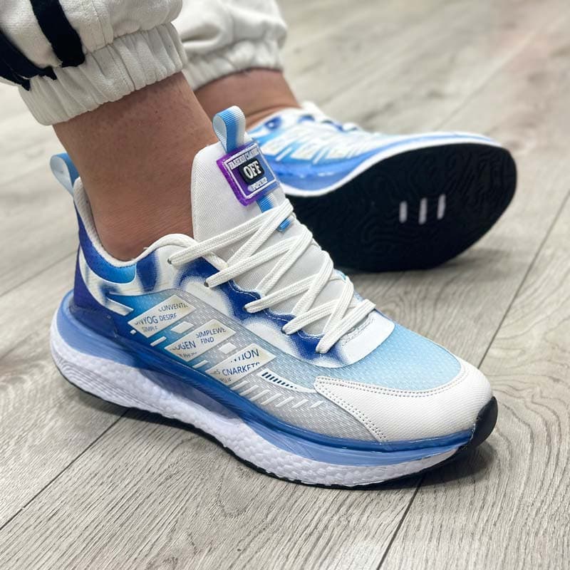 کفش و کتانی مردانه مدل ADIDAS آدیداس رنگ آبی روشن کد 57910