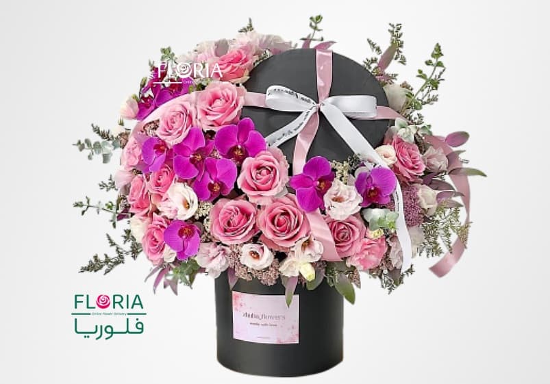 باکس گل لوکس ارکیده سارین