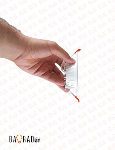 پنل سقفی SMD توکار 7 وات گرد باراد نور مدل اکوپلاس — تصویر ۳