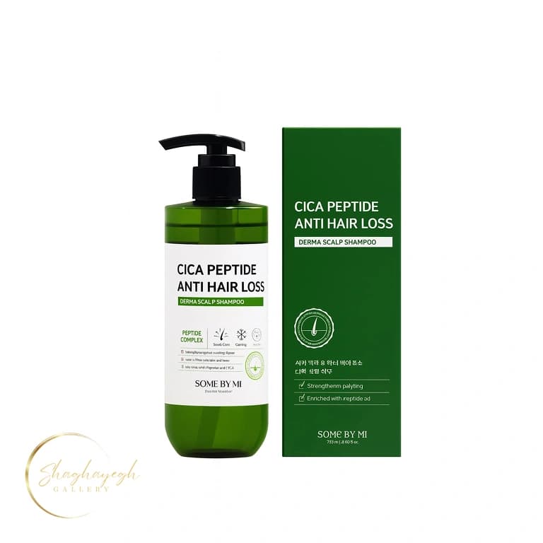 شامپو ضدریزش و تقویت‌کننده مو سیكا پپتید سام بای می 285 میل Some By Mi Cica Peptide Anti Hair Loss Shampoo — تصویر ۲