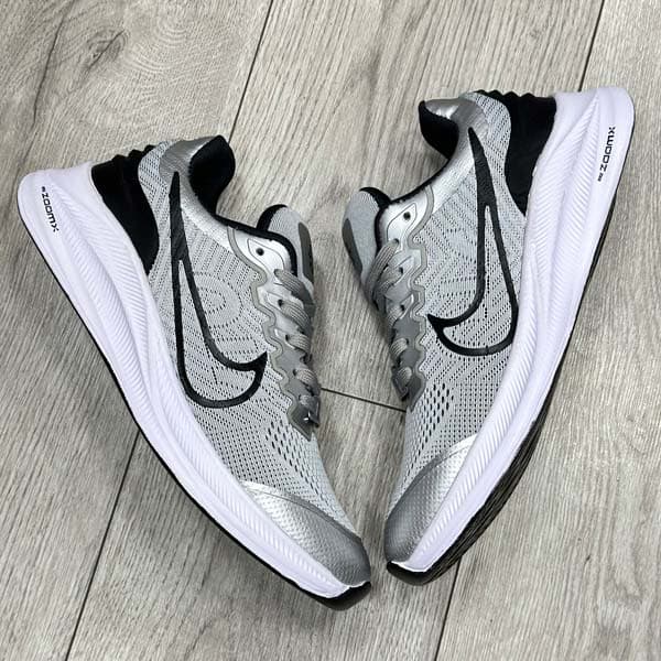 کفش و کتانی مردانه مدل نایک NIKE ZOOM رنگ طوسی کد 1395 — تصویر ۲