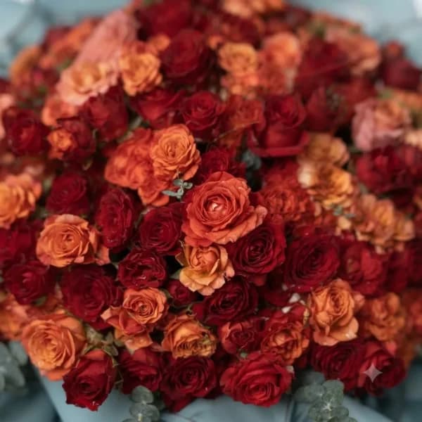 دسته گل سوپر لاکچری کینگ سایز آلیس – باغچه — تصویر ۳