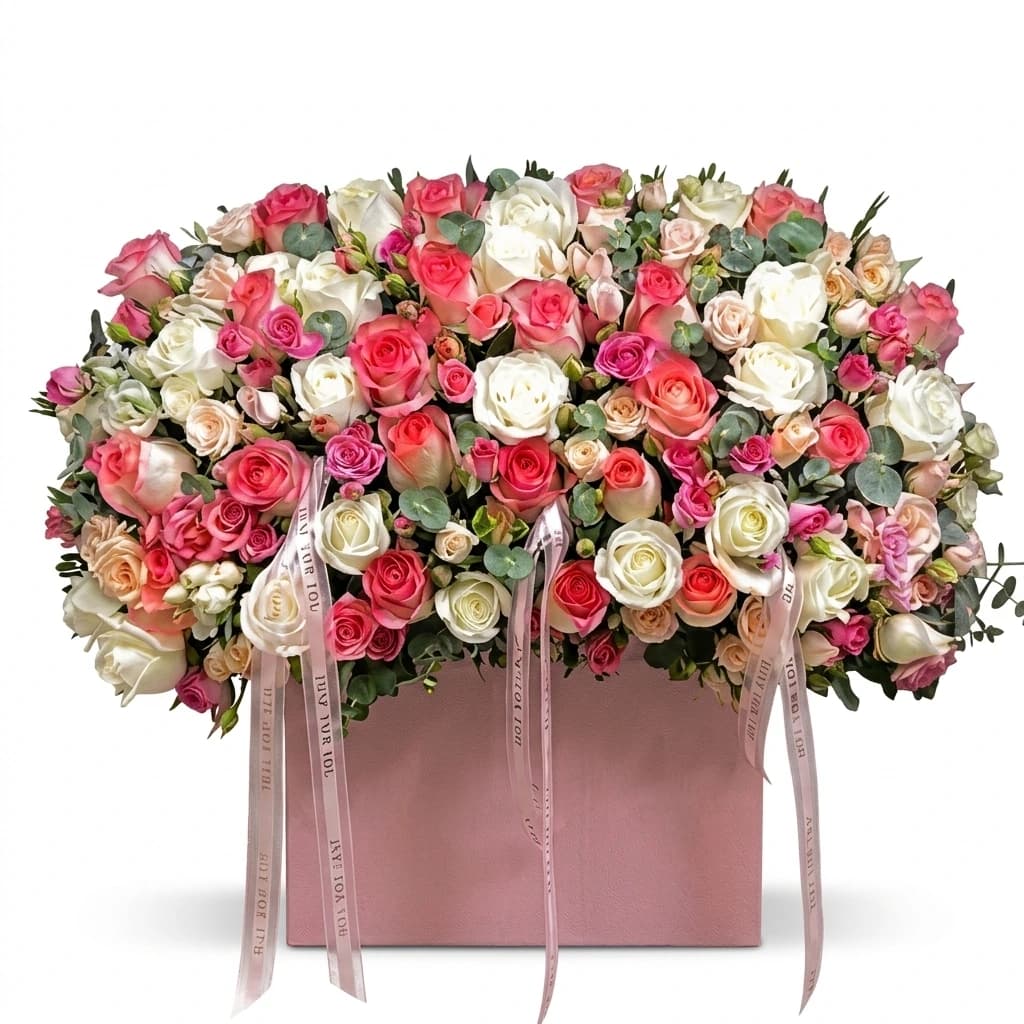 باکس گل لاکچری چائو بلا – باغچه