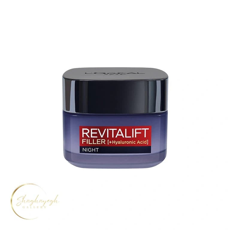 کرم شب ضدچروک و حجم‌دهنده هیالورونیک اسید Revitalift Filler لورآل حجم ۵۰ میل
