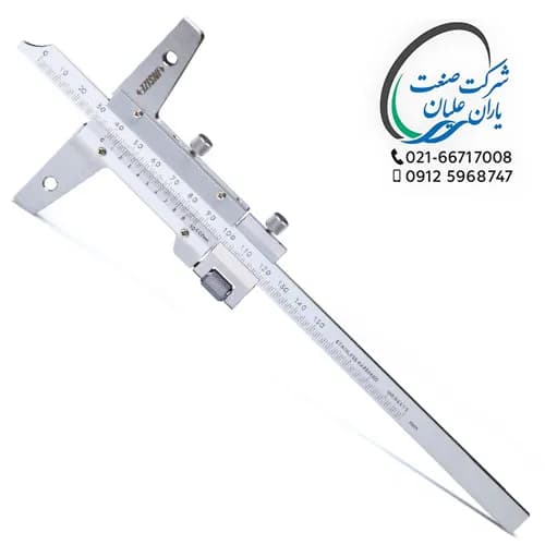 کولیس عمق‌سنج ورنیه ۲۰ سانت مدل ۱۲۴۹-۲۰۰۱ اینسایز(INSIZE)