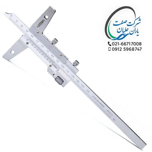 کولیس عمق‌سنج ورنیه ۱۵ سانت مدل ۱۲۴۹-۱۵۰۱ اینسایز(INSIZE)
