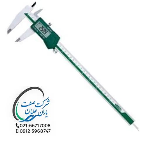 کولیس دیجیتال 30 سانت بدون غلتک شست مدل 1196-300W اینسایز (INSIZE)