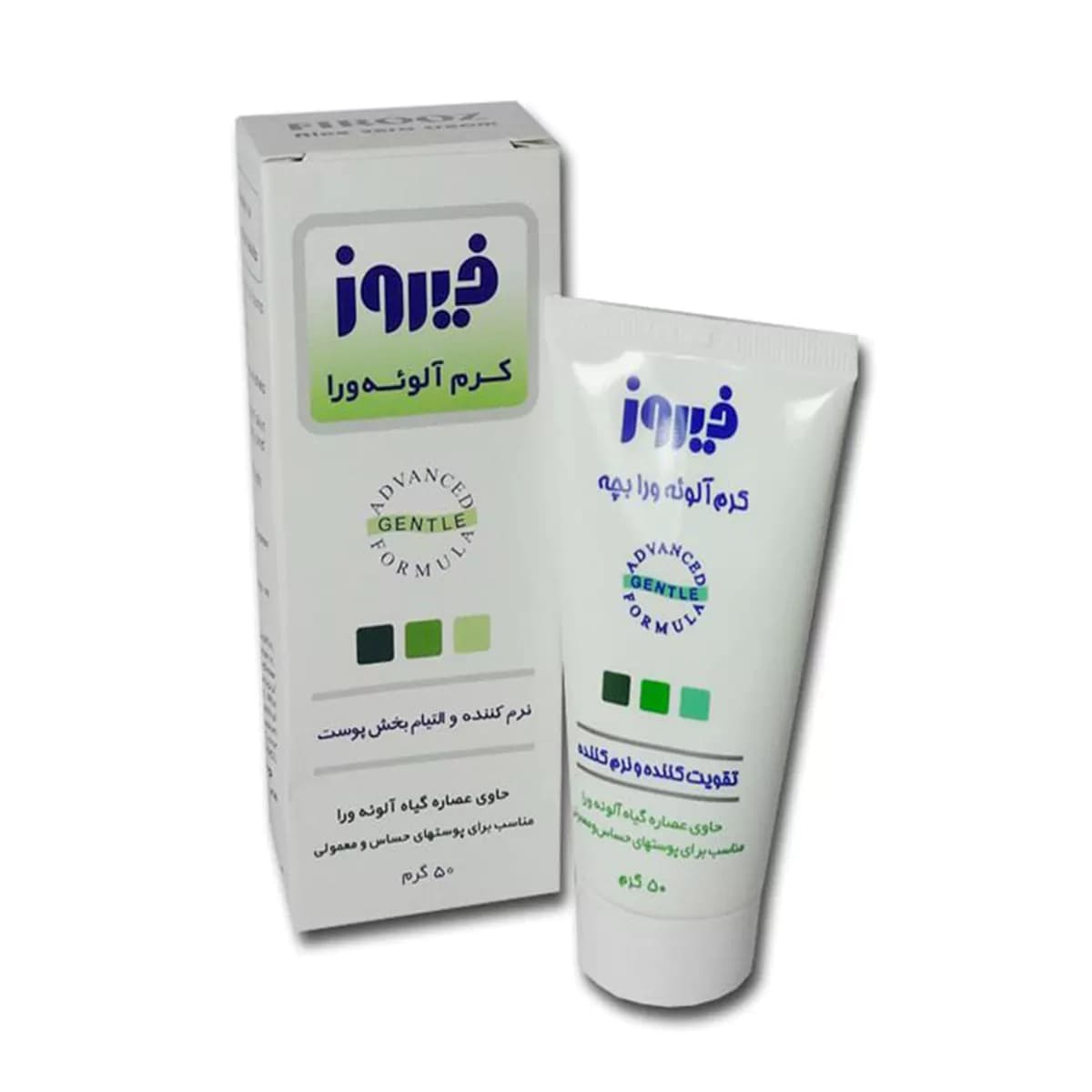 کرم آلوئه ورا حجم 50 گرم فیروز