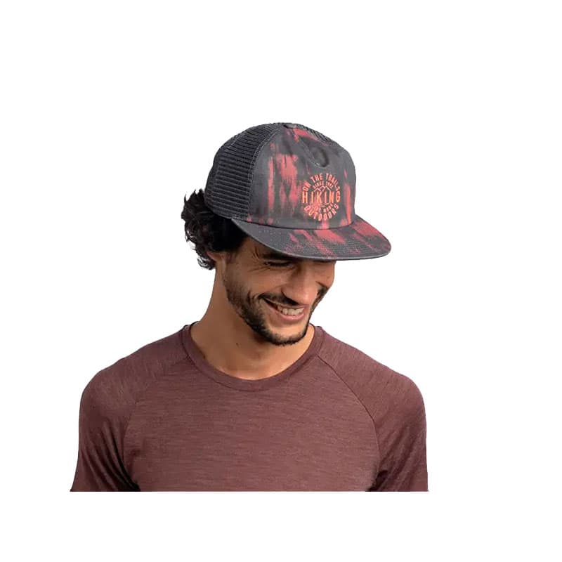 کلاه آفتابی باف BUFF Trucker Cap Ikshi Terracotta — تصویر ۳