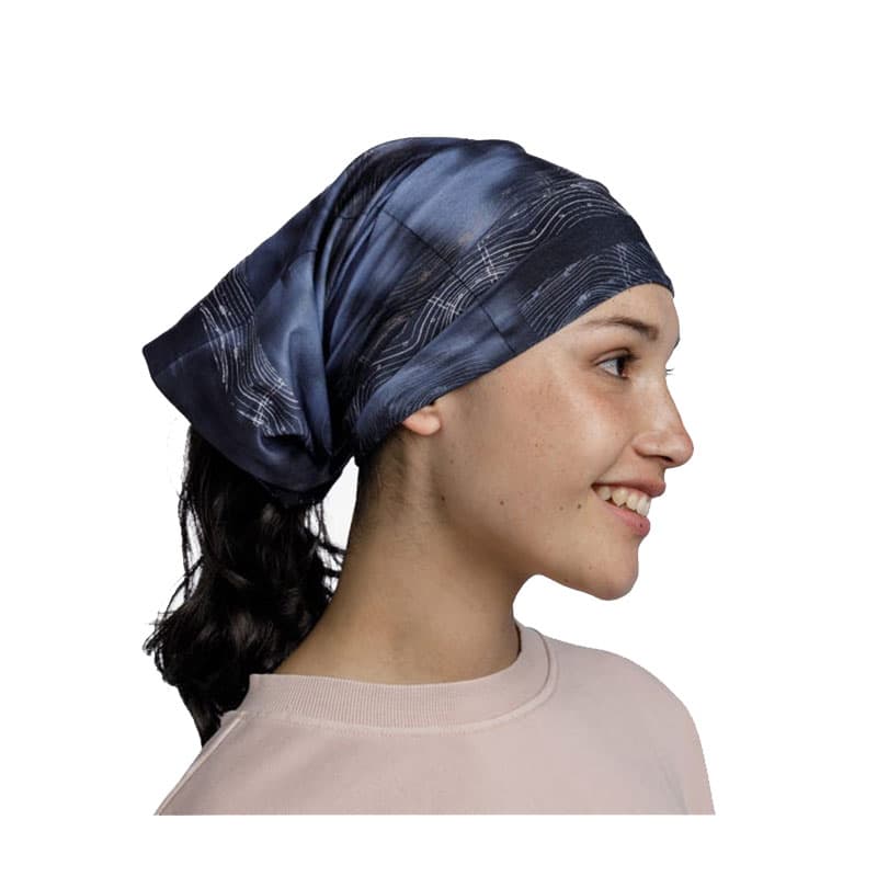 دستمال سر و گردن باف buff original ecostretch Neshi Night Blue — تصویر ۳