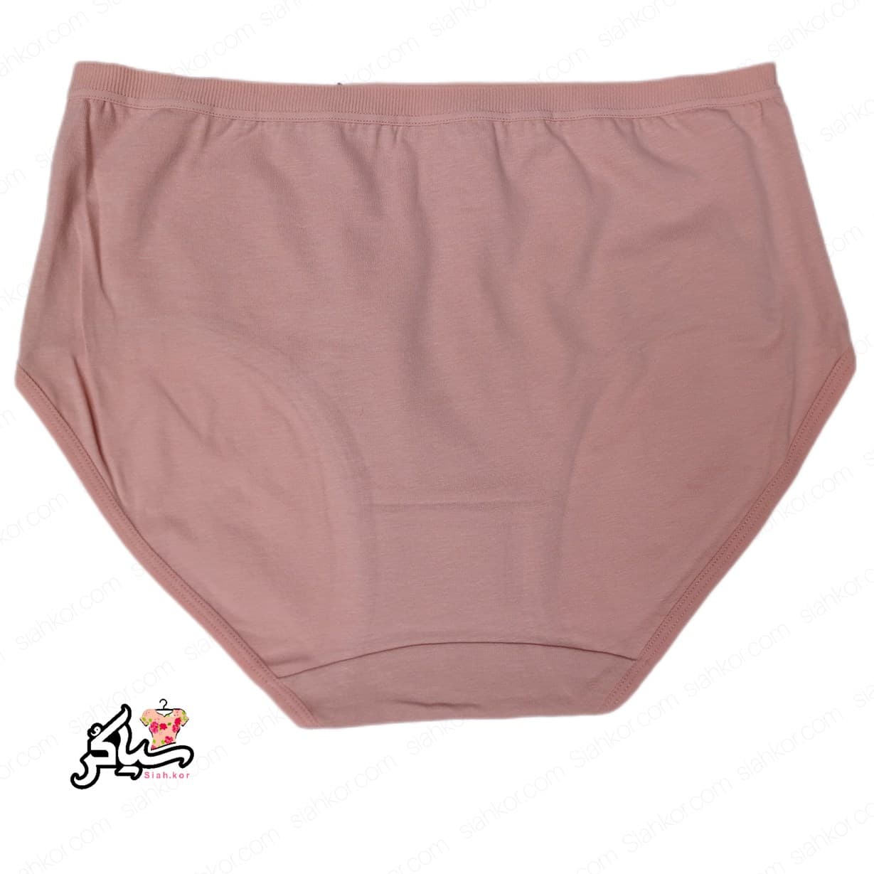 شورت نخی سایز XL ساده گلبرگ صورتی — تصویر ۳