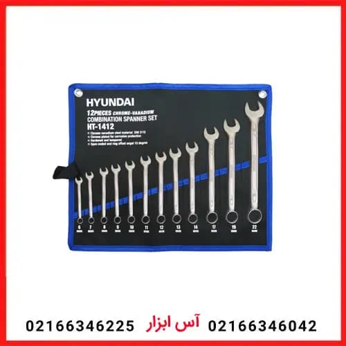 آچار یک سر رینگ 12 عددی هیوندای مدل HT-1412