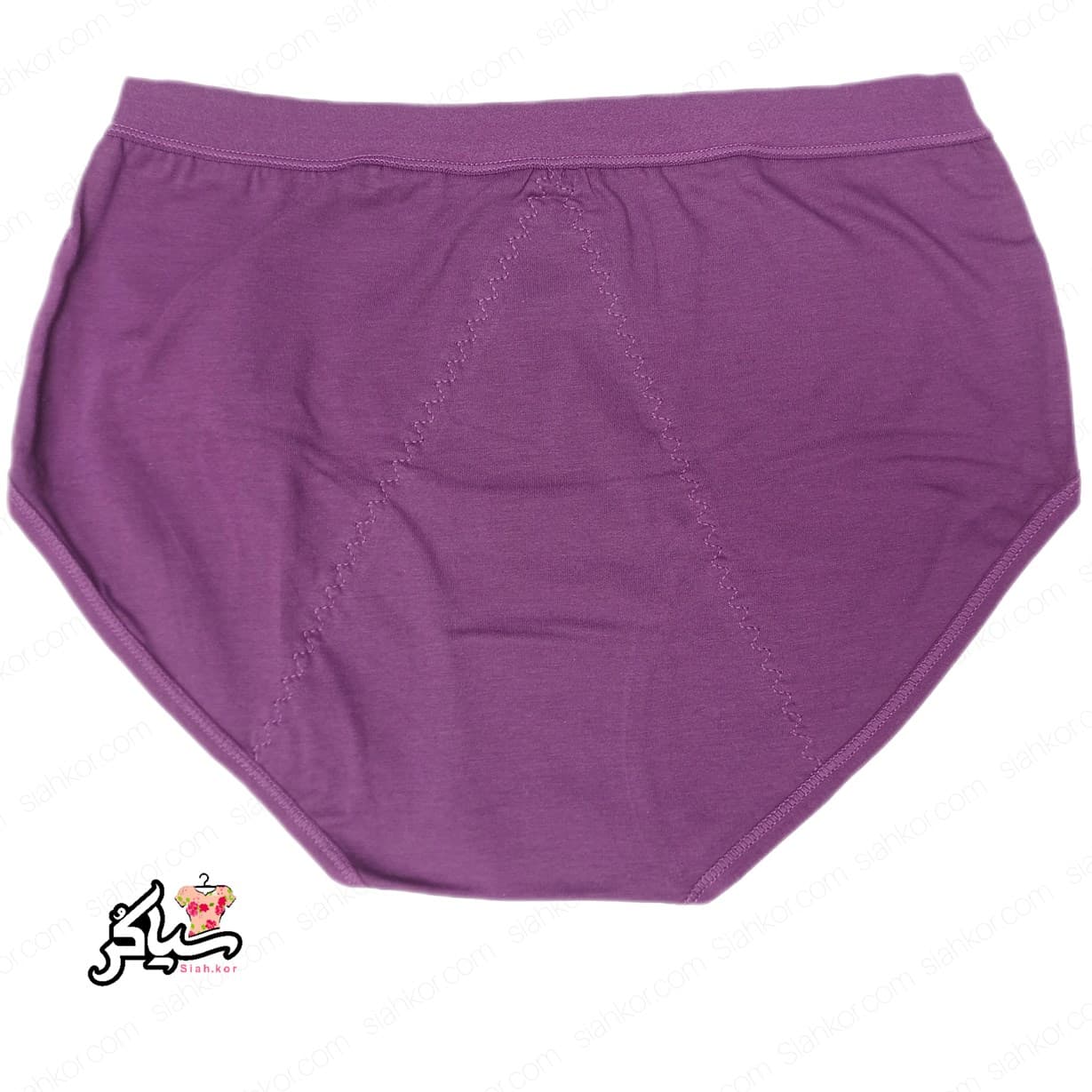 شورتکس سایز لارژ ( شورت زنانه مخصوص عادت ماهیانه ) بنفش — تصویر ۳