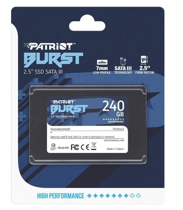 اس اس دی SSD PATRIOT 240G BURST — تصویر ۲
