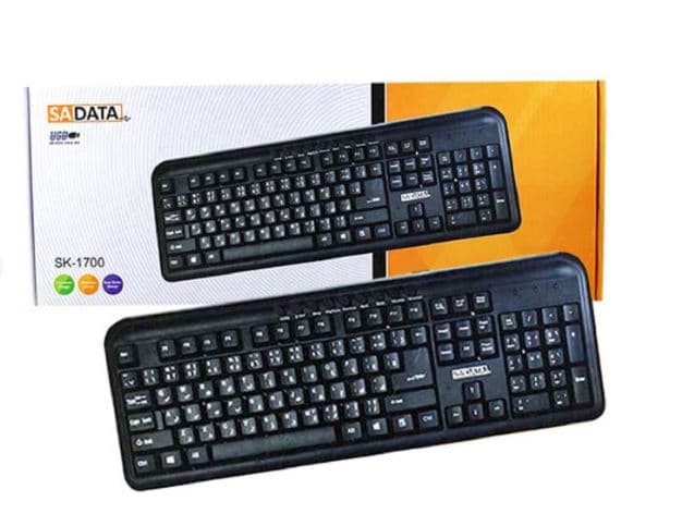 کیبورد سیم دار KEY SK-1700M SADATA — تصویر ۲