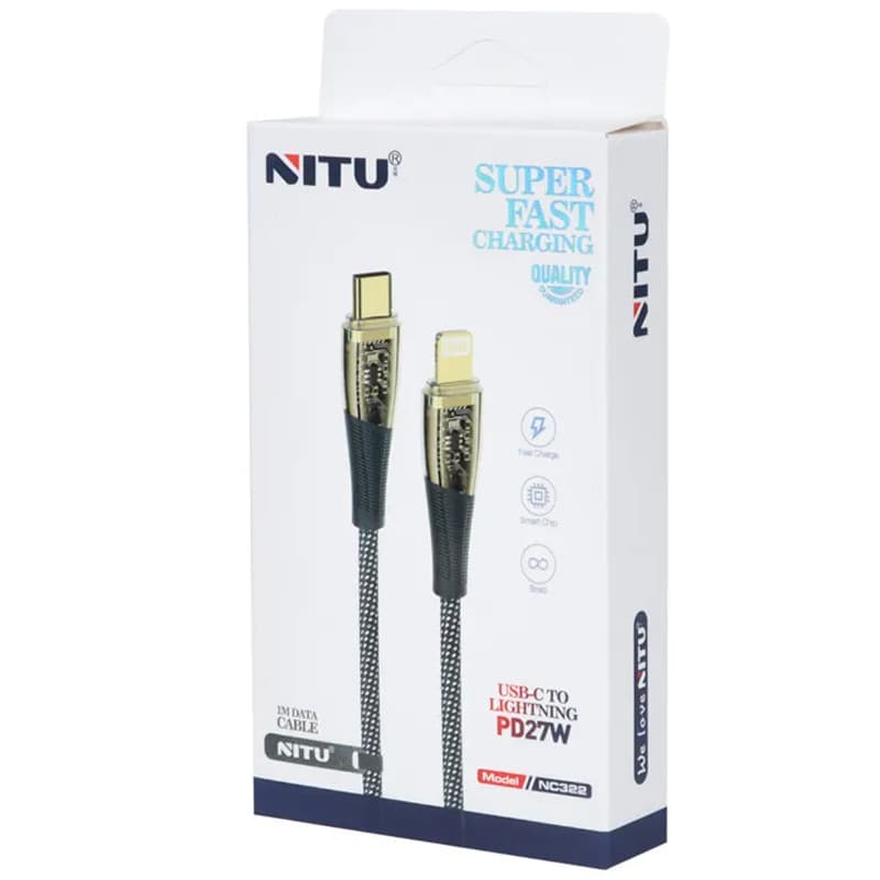 کابل تایپ سی به لایتنینگ نیتو NITU مدل NC322 — تصویر ۲