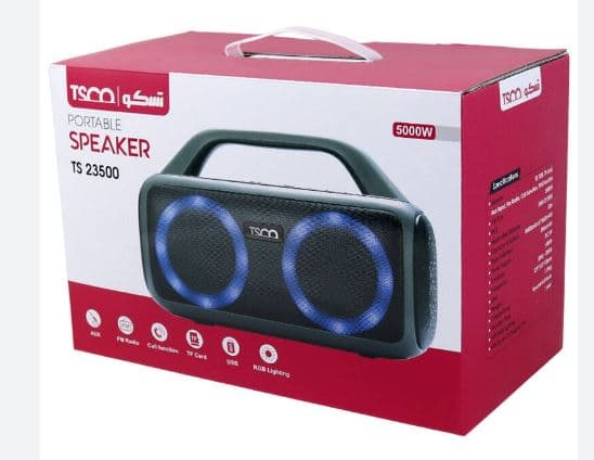 اسپیکر بلوتوثی قابل حمل تسکو مدل SPEAKER TSCO TS23500 — تصویر ۳