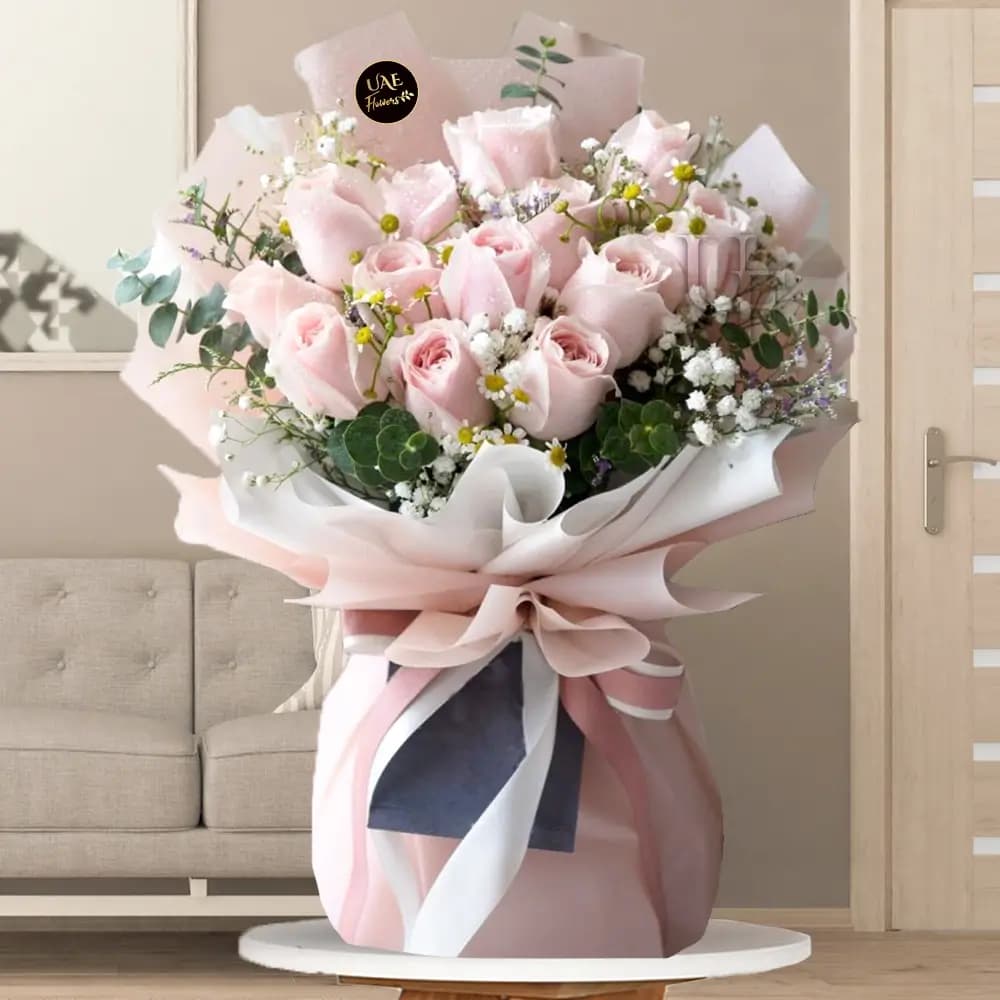 Pink Roses Bouquet