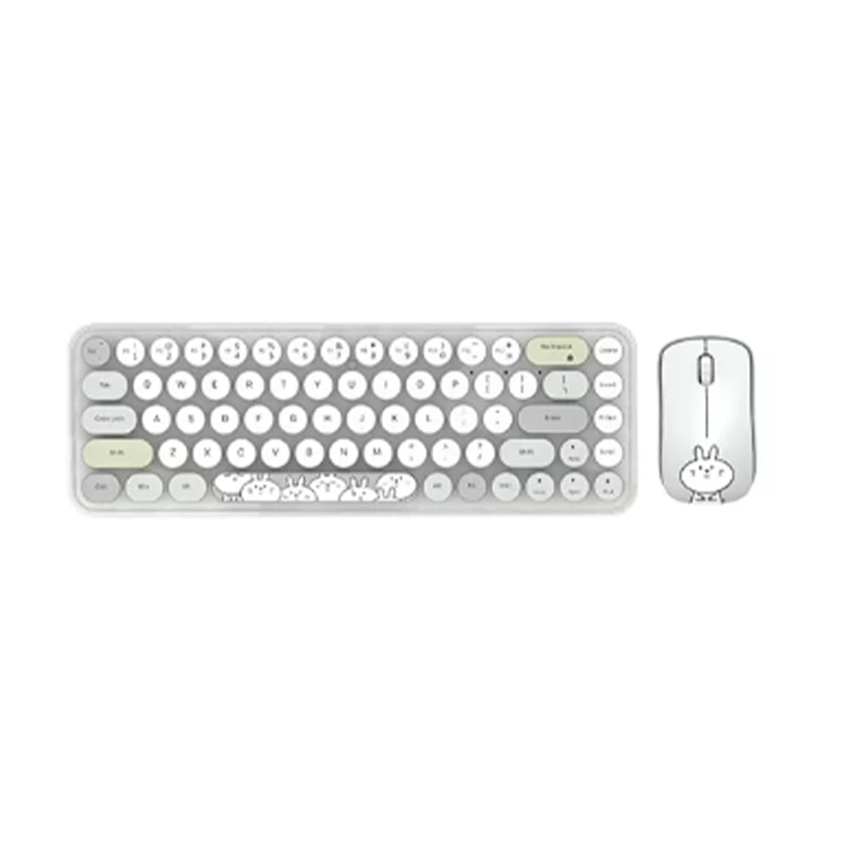کیبورد و ماوس بی‌سیم مافی مدل I Bean pro Gray
