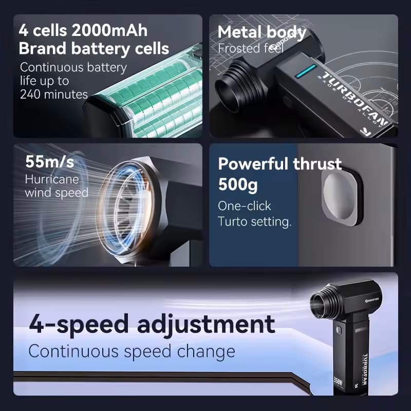 جت فن 40 میلیمتری بوستر Booster TF40M Turbo Fan — تصویر ۳