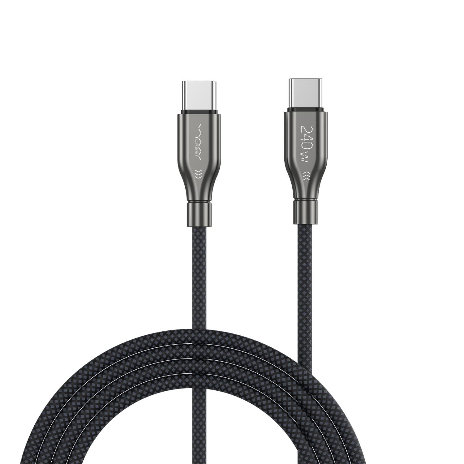 کابل شارژ Type-C به Type-C ویوی لبز Vyvylabs VCHCC240-02 Cable Hardcore C TO C 240W 2M — تصویر ۵