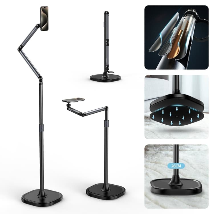 پایه نگهدارنده مغناطیسی تلسین به همراه رینگ لایت Telesin P3-FS-01 Stand Phone — تصویر ۲