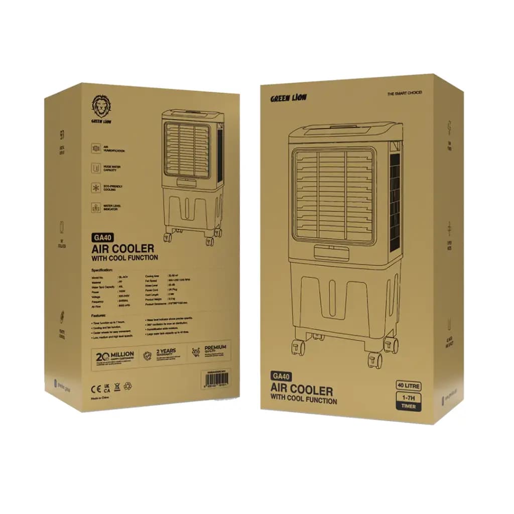 کولر آبی 6000 گرین لاین Green Lion GNGA40ARC GA40 Air Cooler with Cool Function — تصویر ۲