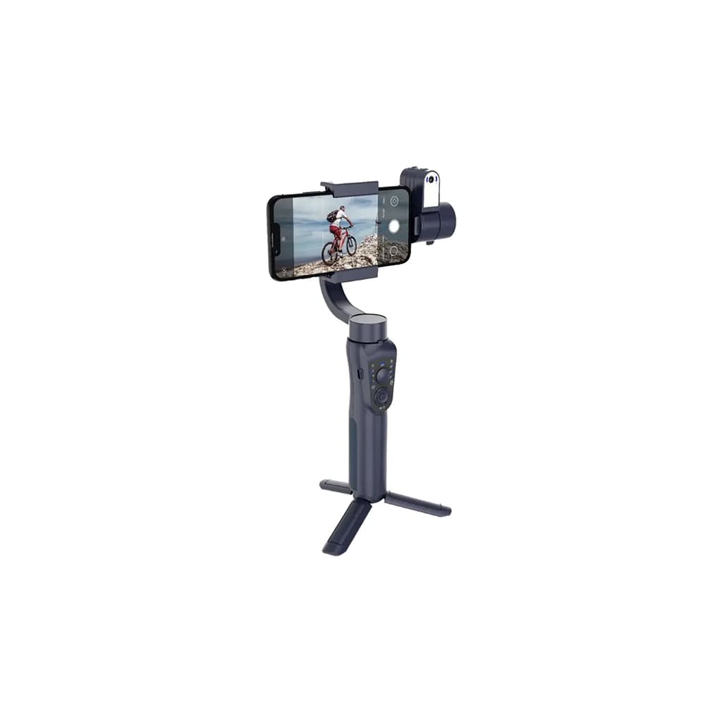 گیمبال پرودو Porodo PD-LFST035 3-Axis Ai Tracker & Light Gimbal Stabilizer
