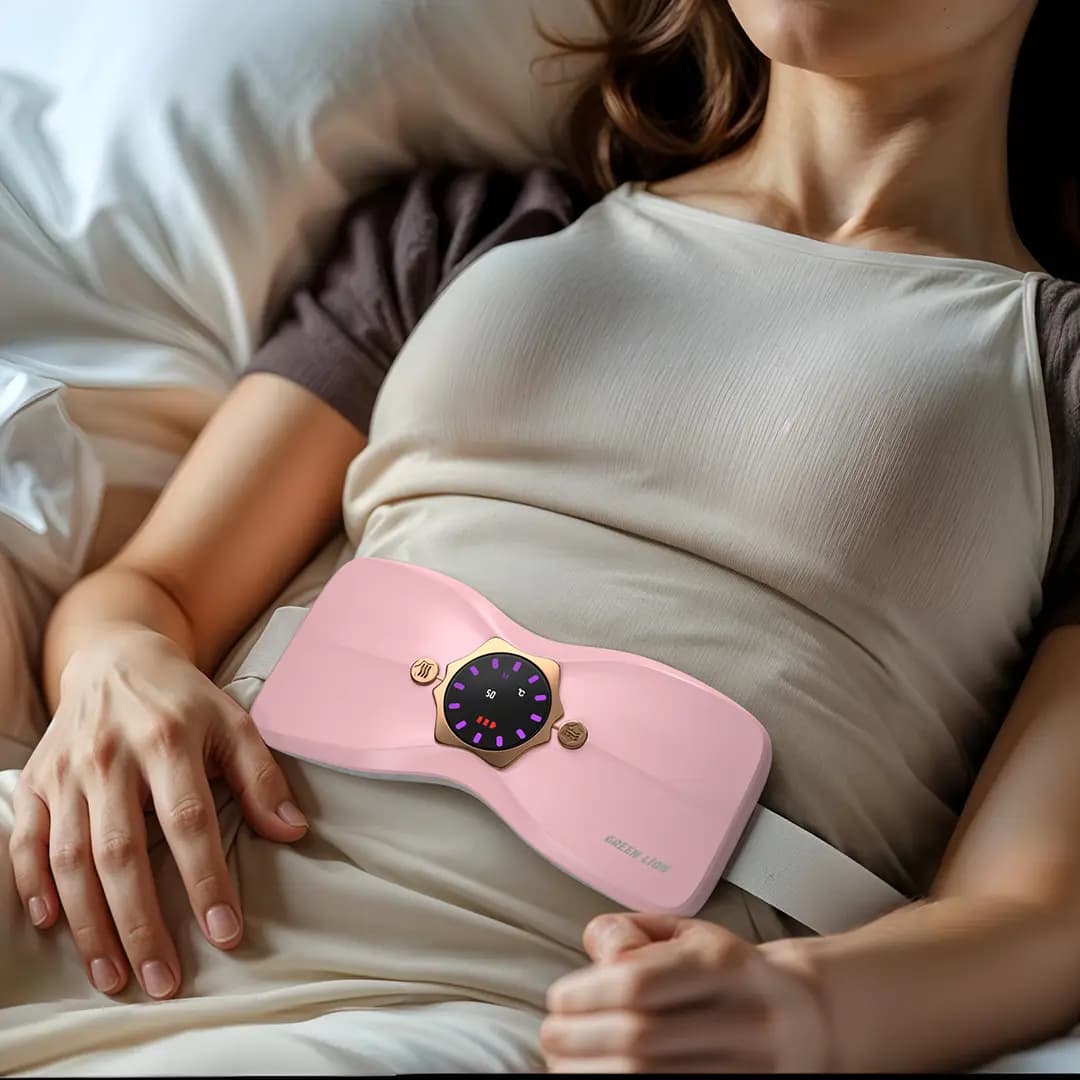 پد گرم کننده قاعدگی فلورا هیت گرین لاین Green Lion GNFLRHTPD Flora Heat Menstrual Heating Pad — تصویر ۳